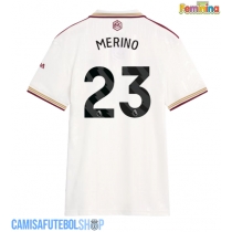 Camisa de time de futebol Arsenal Mikel Merino #23 Replicas 3º Equipamento Feminina 2025-26 Manga Curta